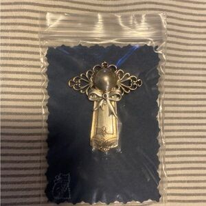 Vintage Spoon Angel Pin